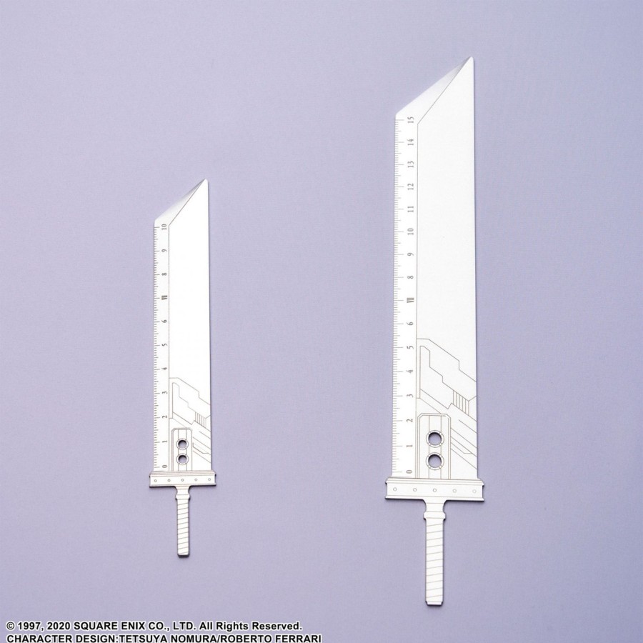 Merchandise FINAL FANTASY VII Remake Stationary | Final Fantasy Vii Remake Metal Ruler Set - Buster Sword