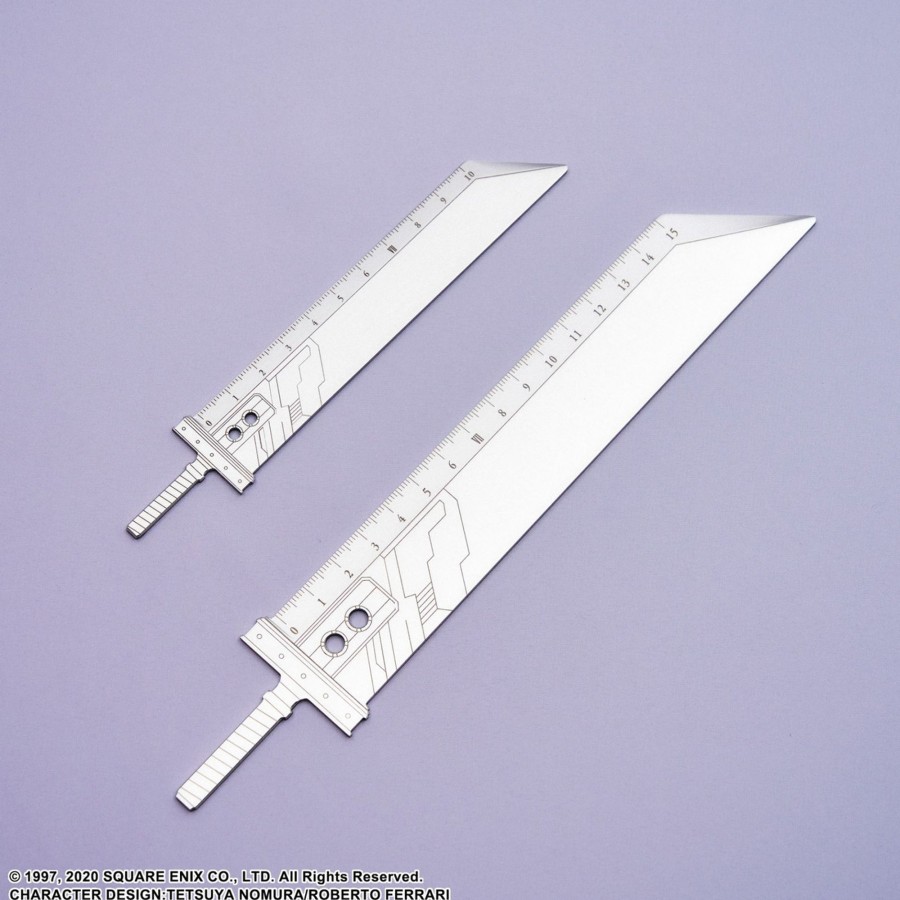 Merchandise FINAL FANTASY VII Remake Stationary | Final Fantasy Vii Remake Metal Ruler Set - Buster Sword