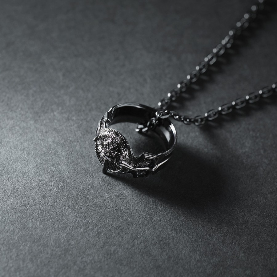 Merchandise FINAL FANTASY XV Necklaces | Final Fantasy Xv: Silver Pendant - Ring Of The Lucii