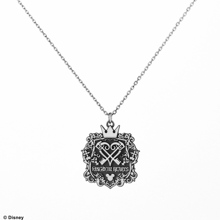 Merchandise Kingdom Hearts Necklaces | Kingdom Hearts / Silver Necklace - Emblem