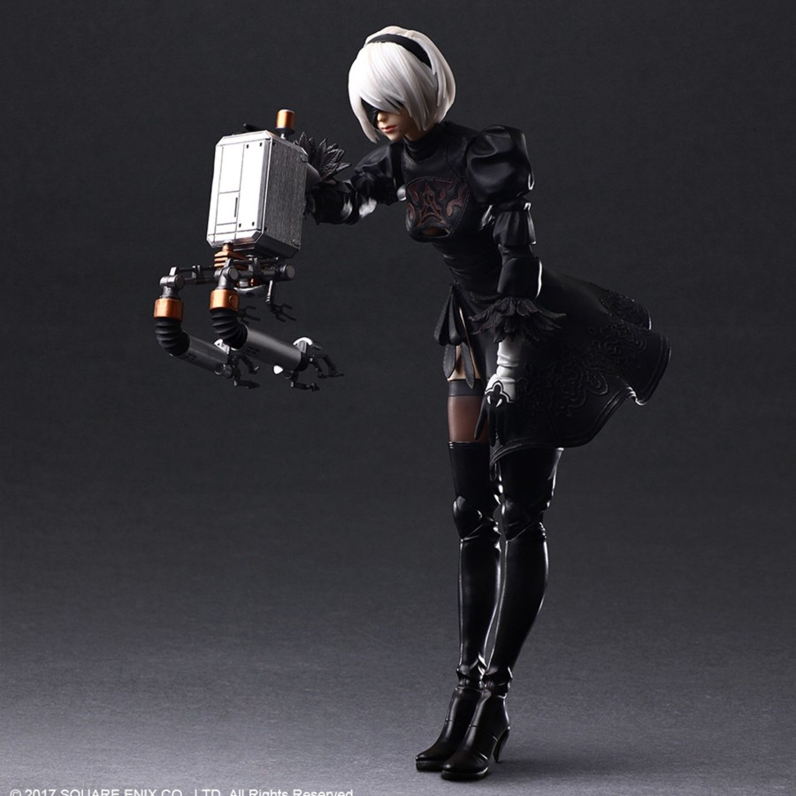 Merchandise Nier Play Arts Kai | Nier:Automata Play Arts Kai Action Figure 2B (Yorha No. 2 Type B) Deluxe Ver.