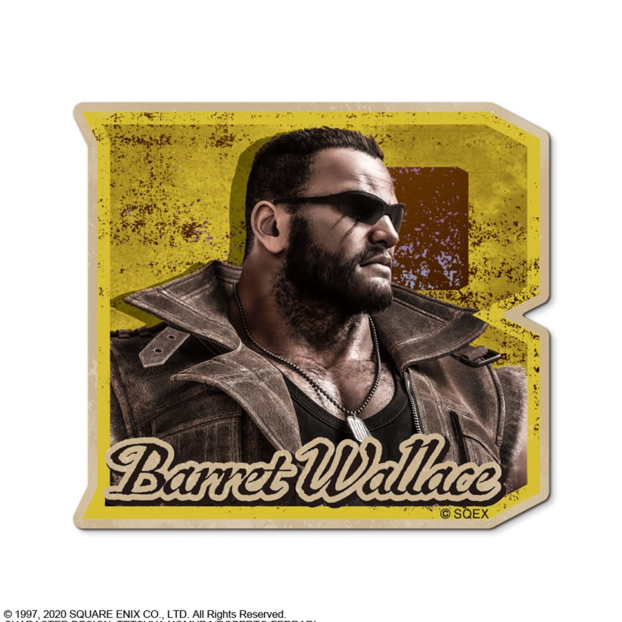 Franchise FINAL FANTASY VII Remake | Final Fantasy Vii Remake Character Sticker - Barret Wallace