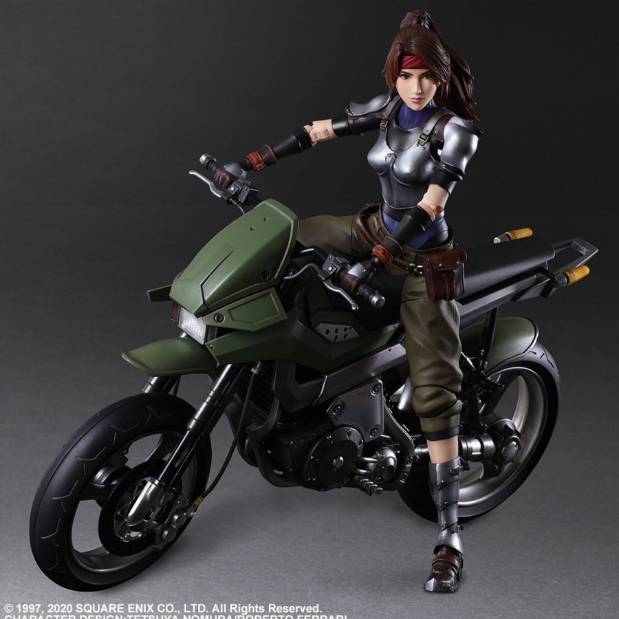 Merchandise FINAL FANTASY VII Remake Play Arts Kai | Final Fantasy Vii Remake Play Arts Kai Action Figure Jessie & Motorcycle Set