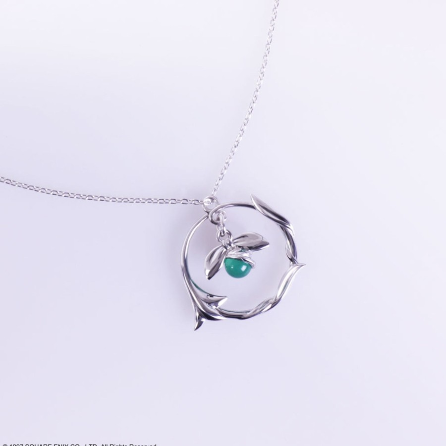 Merchandise FINAL FANTASY VII Necklaces | Final Fantasy Vii Silver Pendant Necklace Aerith Flower Ver.