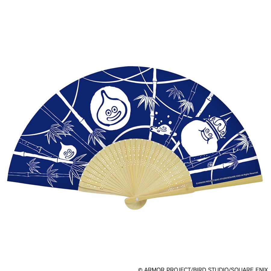 Merchandise Dragon Quest Other | Smile Slime Japanese Hand Fan Blue