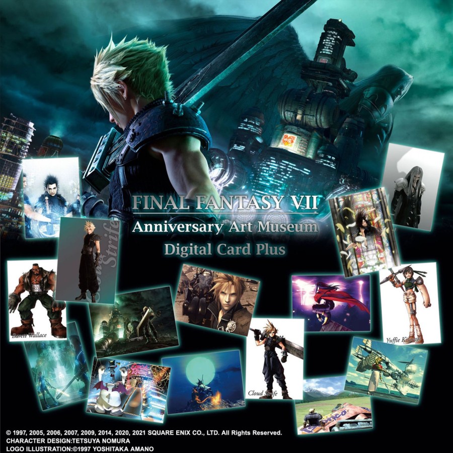 Merchandise FINAL FANTASY VII Trading Card Game | Final Fantasy Vii Anniversary Art Museum Digital Card Plus (Display) English Ver.