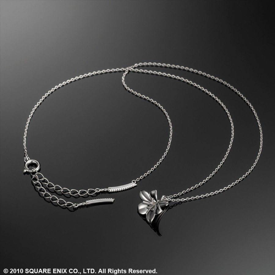 Merchandise Nier Necklaces | Nier Gestalt/Replicant Silver Necklace Lunar Tear