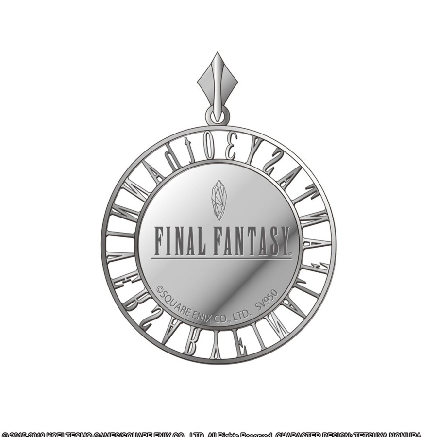 Merchandise FINAL FANTASY Necklaces | Dissidia Final Fantasy Silver Coin Pendant - Firion