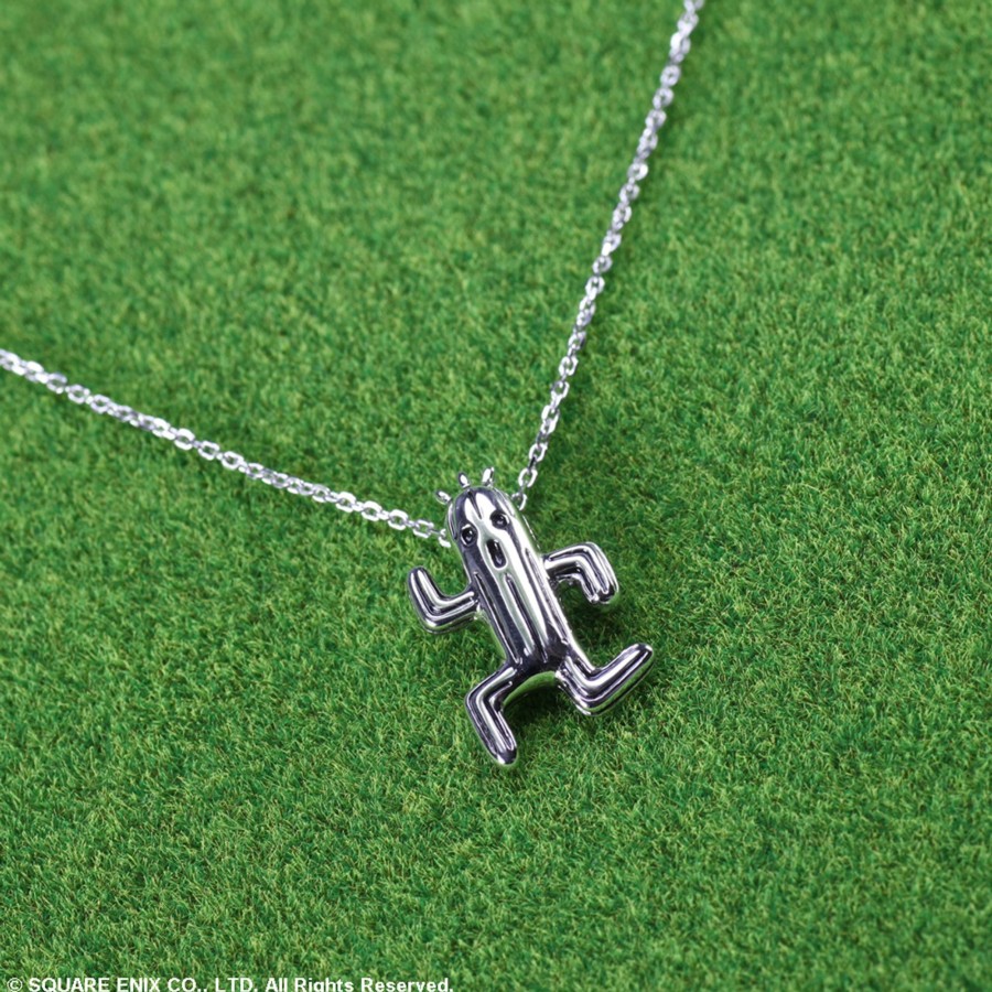 Merchandise FINAL FANTASY Necklaces | Final Fantasy Silver Cactuar Necklace (2016 Ver.)