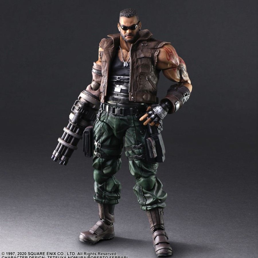 Merchandise FINAL FANTASY VII Remake Play Arts Kai | Final Fantasy Vii Remake Play Arts Kai Action Figure - Barret Wallace Ver. 2