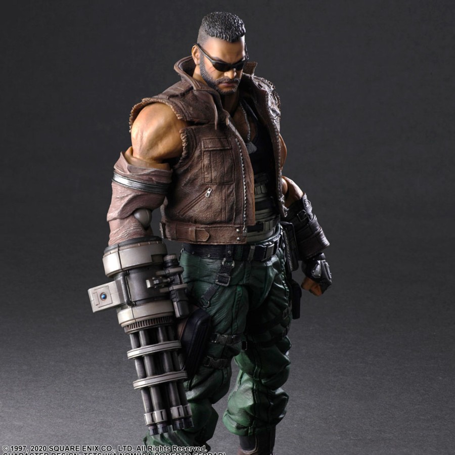 Merchandise FINAL FANTASY VII Remake Play Arts Kai | Final Fantasy Vii Remake Play Arts Kai Action Figure - Barret Wallace Ver. 2