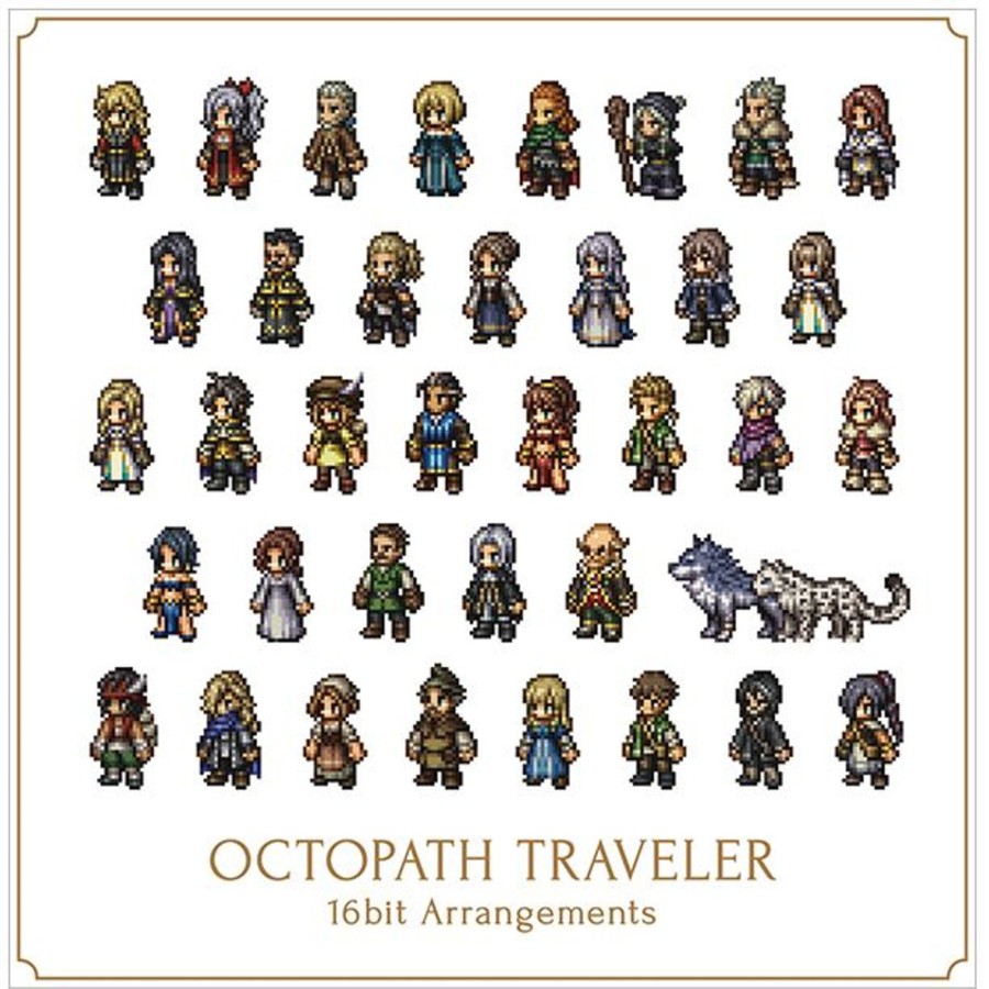 Merchandise Octopath Traveler Cd | Octopath Traveler 16 Bit Bgm