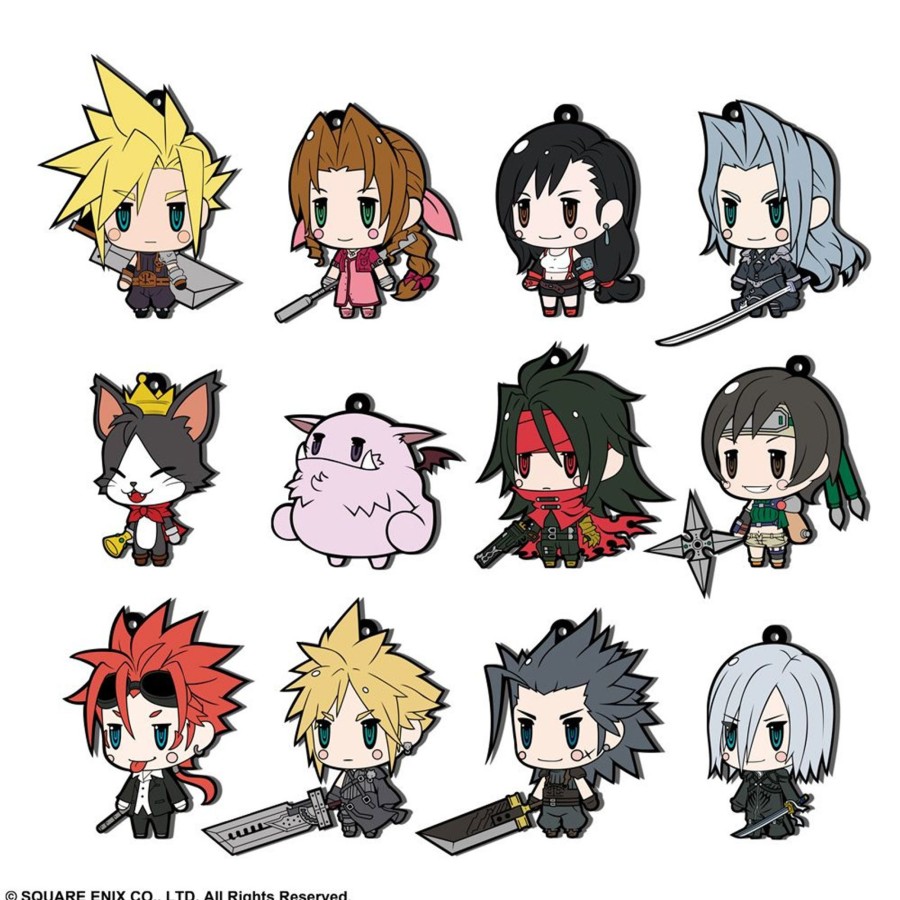 Merchandise FINAL FANTASY VII Stationary | Final Fantasy Trading Rubber Strap Ff Vii Extended Edition - Set Of 12 Box Version