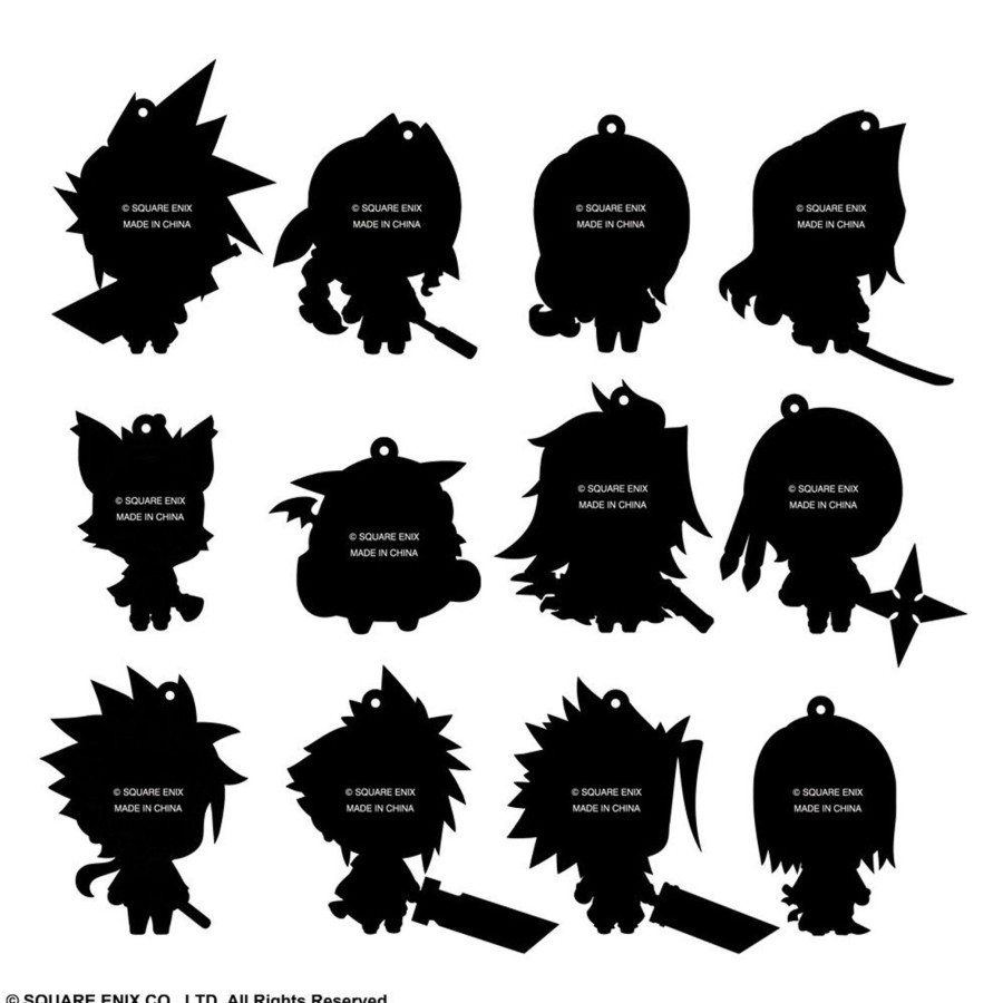 Merchandise FINAL FANTASY VII Stationary | Final Fantasy Trading Rubber Strap Ff Vii Extended Edition - Set Of 12 Box Version