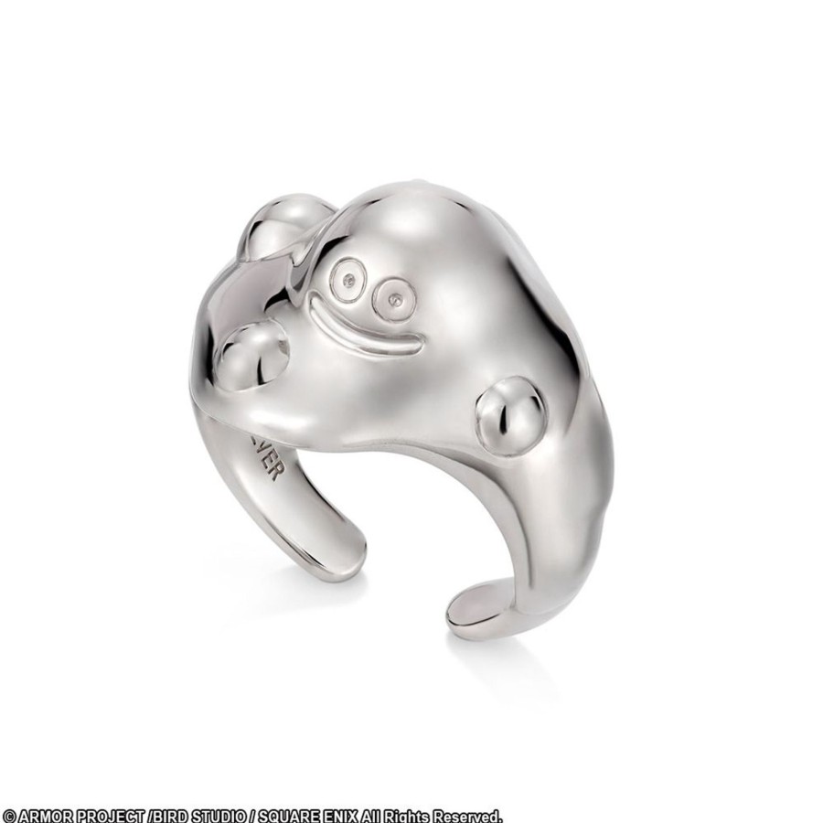 Merchandise Dragon Quest Rings | Dragon Quest Silver Ring - Liquid Metal Slime