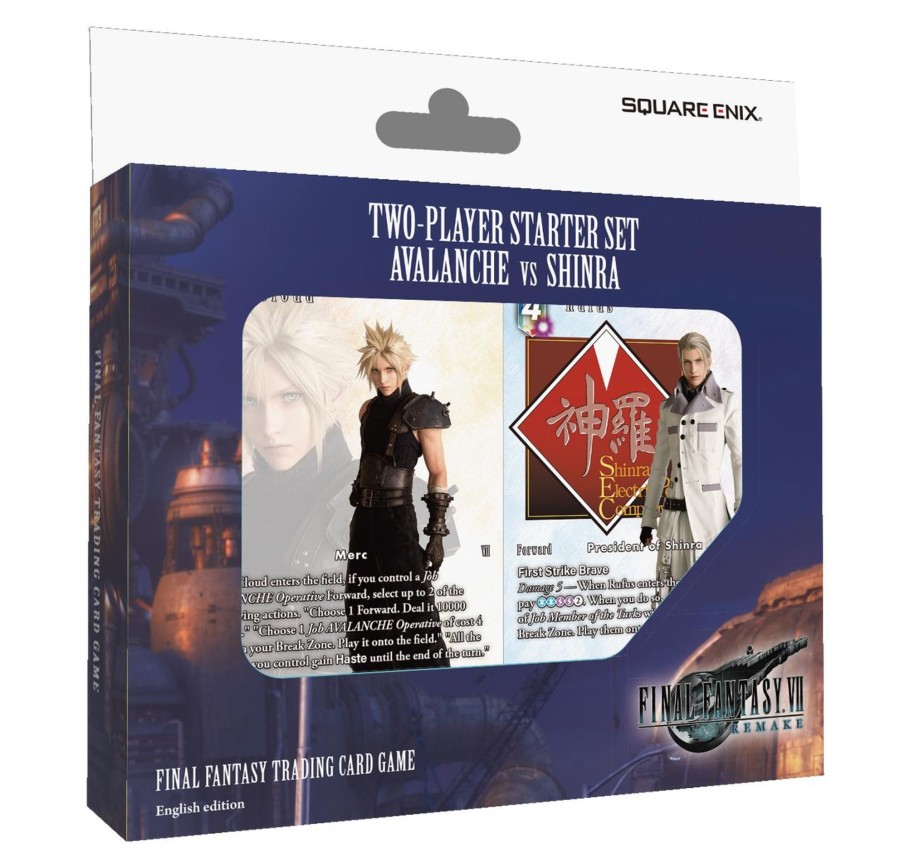 Merchandise FINAL FANTASY Trading Card Game | Final Fantasy Trading Card Game Two-Player Starter Set - Avalanche Vs Shinra