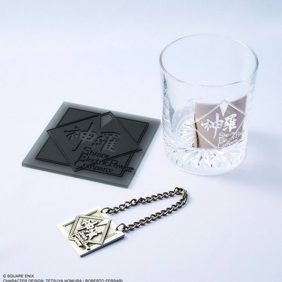 Merchandise FINAL FANTASY VII Other | Final Fantasy Vii Rebirth Glass & Coaster Set - Shinra