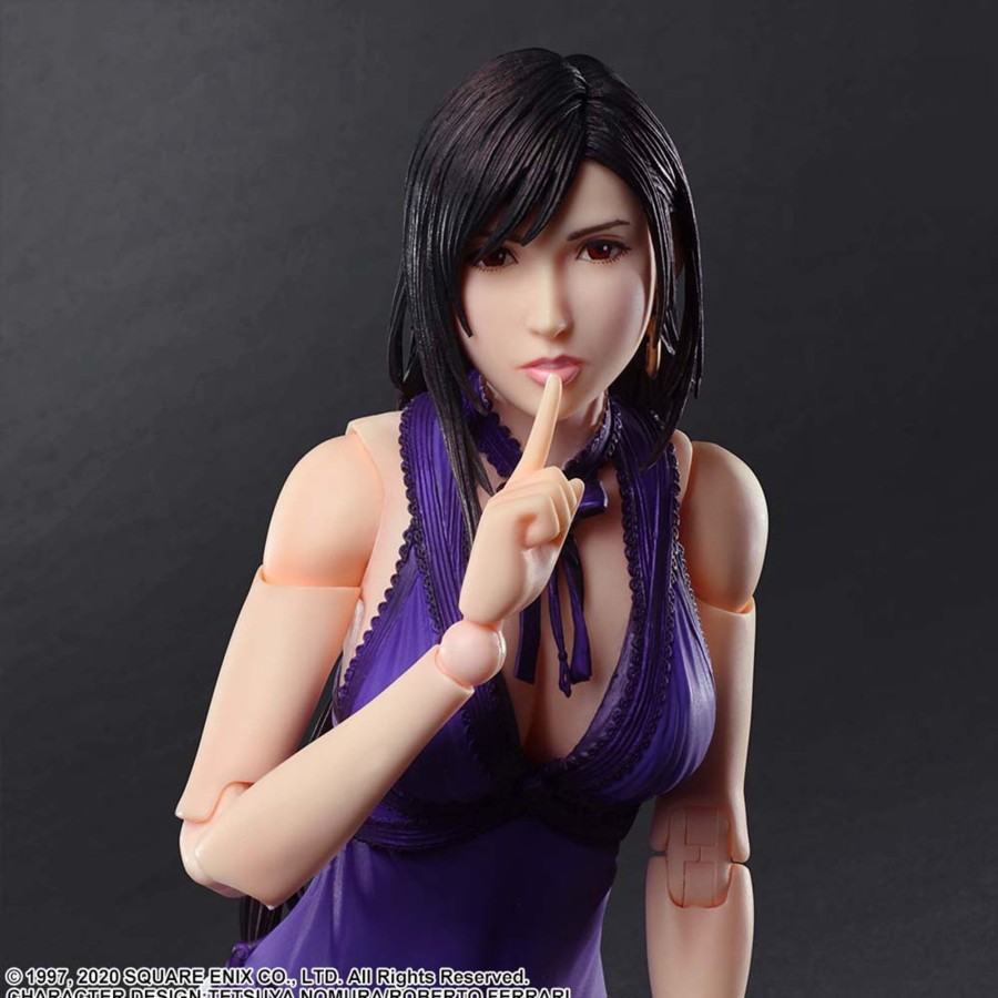 Merchandise FINAL FANTASY VII Remake Play Arts Kai | Final Fantasy Vii Remake Play Arts Kai Action Figure Tifa Lockhart Dress Ver.