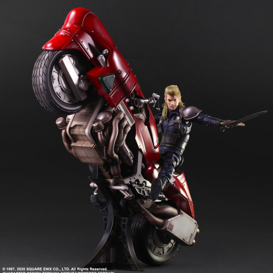 Merchandise FINAL FANTASY VII Remake Play Arts Kai | Final Fantasy Vii Remake Play Arts Kai Action Figure - Roche & Motorcycle Set