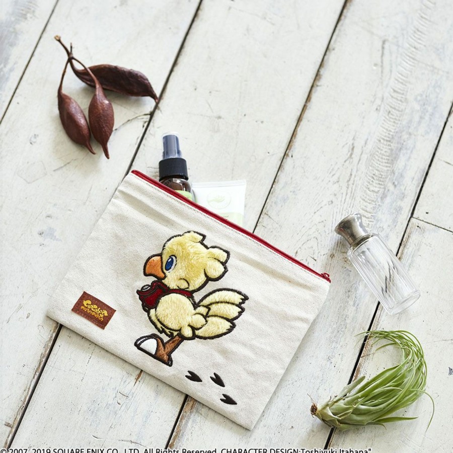 Merchandise FINAL FANTASY Bags | Final Fantasy Fluffy Fluffy Pouch - Chocobo