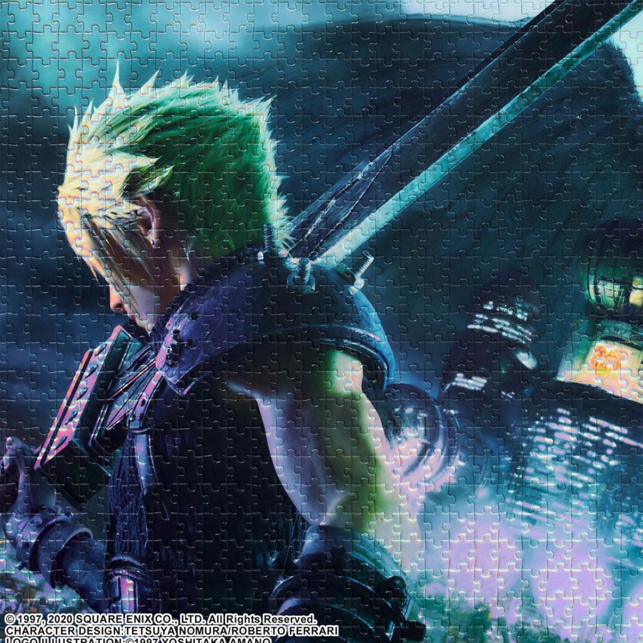 Merchandise FINAL FANTASY VII Remake Puzzles | Final Fantasy Vii Remake Premium Jigsaw Puzzle Cloud & Sephiroth Key Art - 1000 Piece