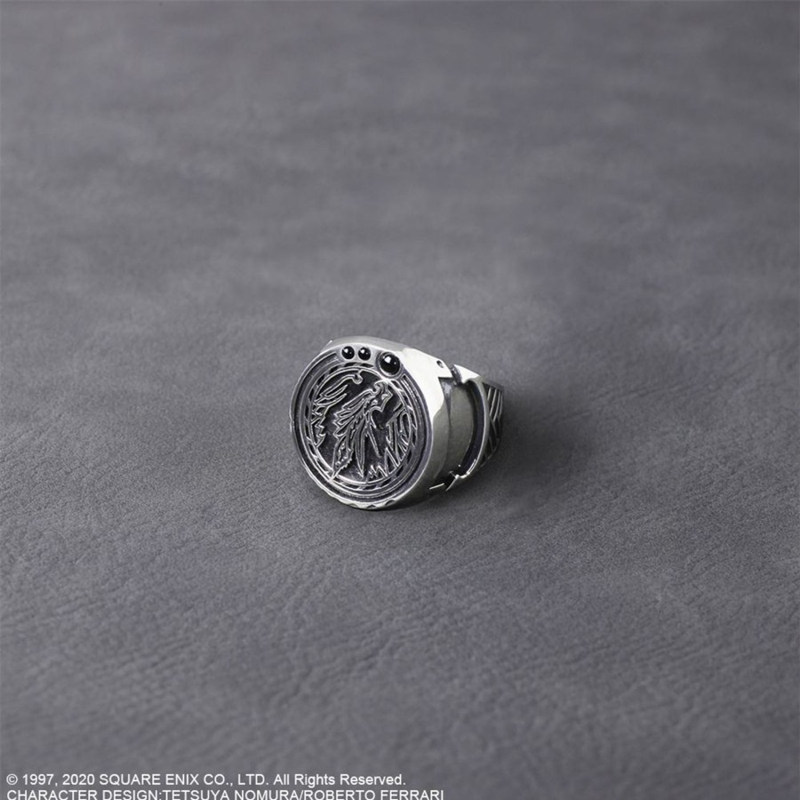 Merchandise FINAL FANTASY VII Remake Rings | Final Fantasy Vii Remake Silver Signet Ring - Sephiroth