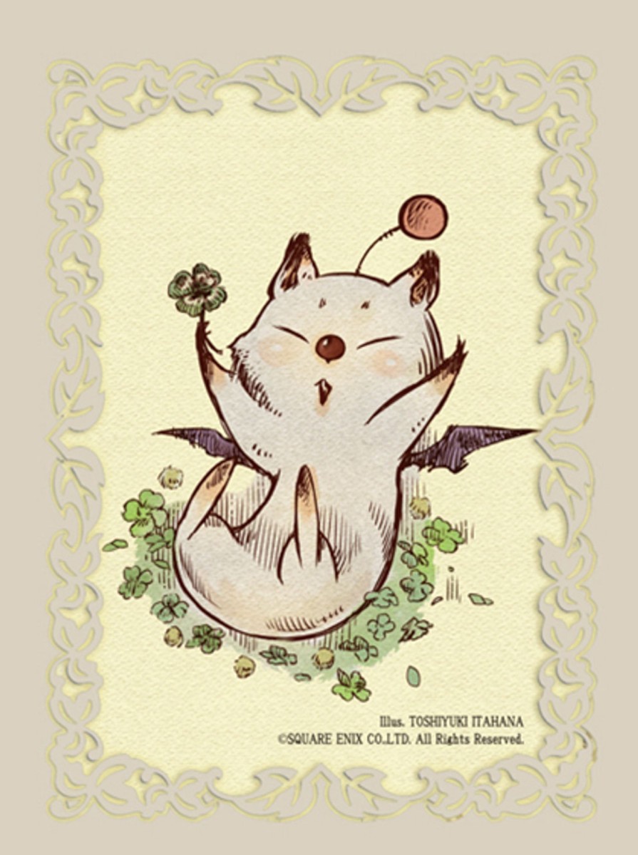 Merchandise FINAL FANTASY Board Games | Chocobo Crystal Hunt Cardsleeve - Moogle