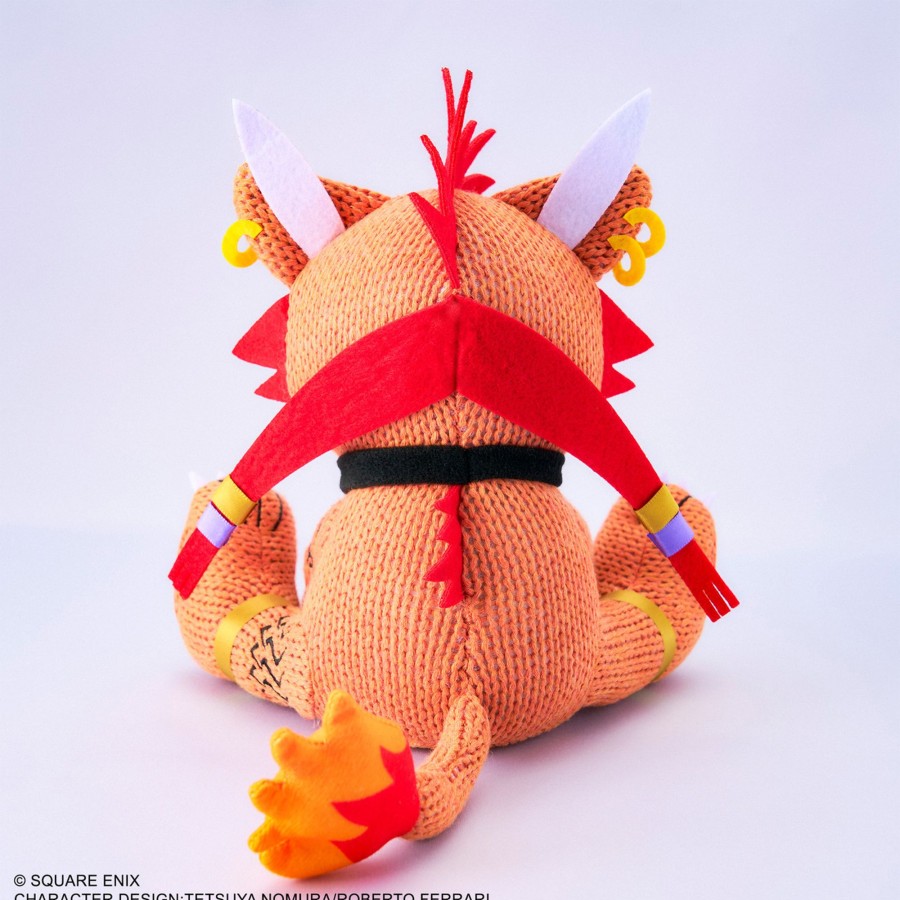 Merchandise FINAL FANTASY VII Remake Character Plush | Final Fantasy Vii Remake Knitted Plush - Red Xiii