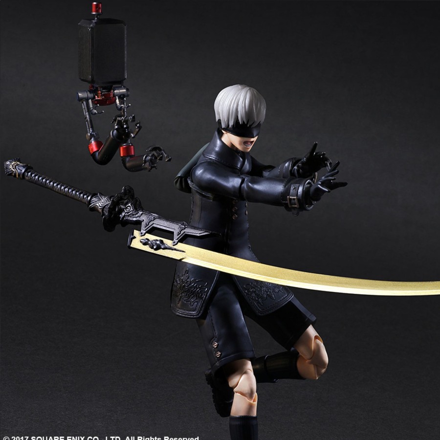 Merchandise Nier Play Arts Kai | Nier:Automata Play Arts Kai Action Figure 9S (Yorha No.9 Type S) Deluxe Ver.