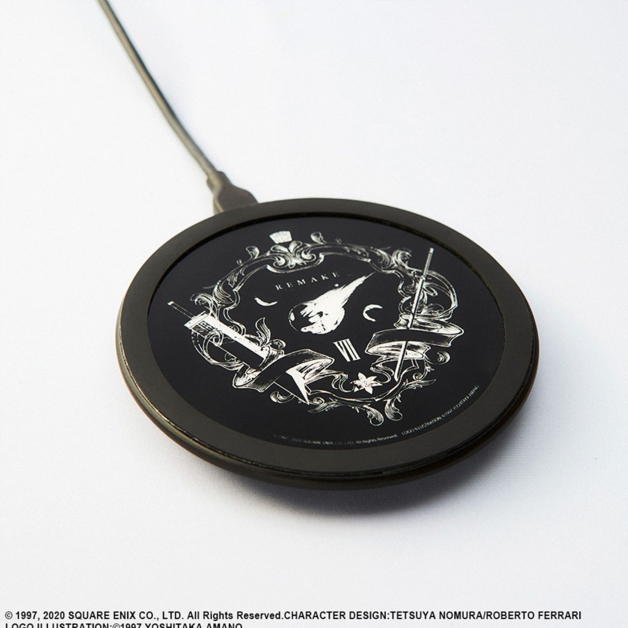 Merchandise FINAL FANTASY VII Remake Other | Final Fantasy Vii Remake Wireless Charging Pad - Emblem