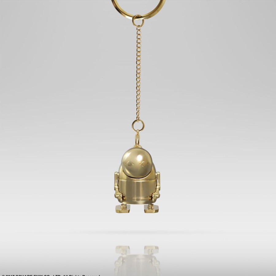 Merchandise Nier Keychains | Nier:Automata Metal Keychain Gold Machine Lifeform