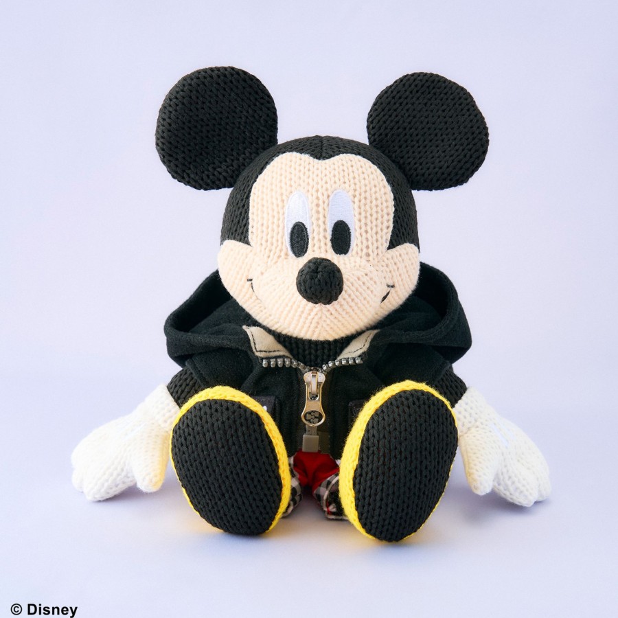 Merchandise Kingdom Hearts Character Plush | Kingdom Hearts Iii Knitted Plush King Mickey