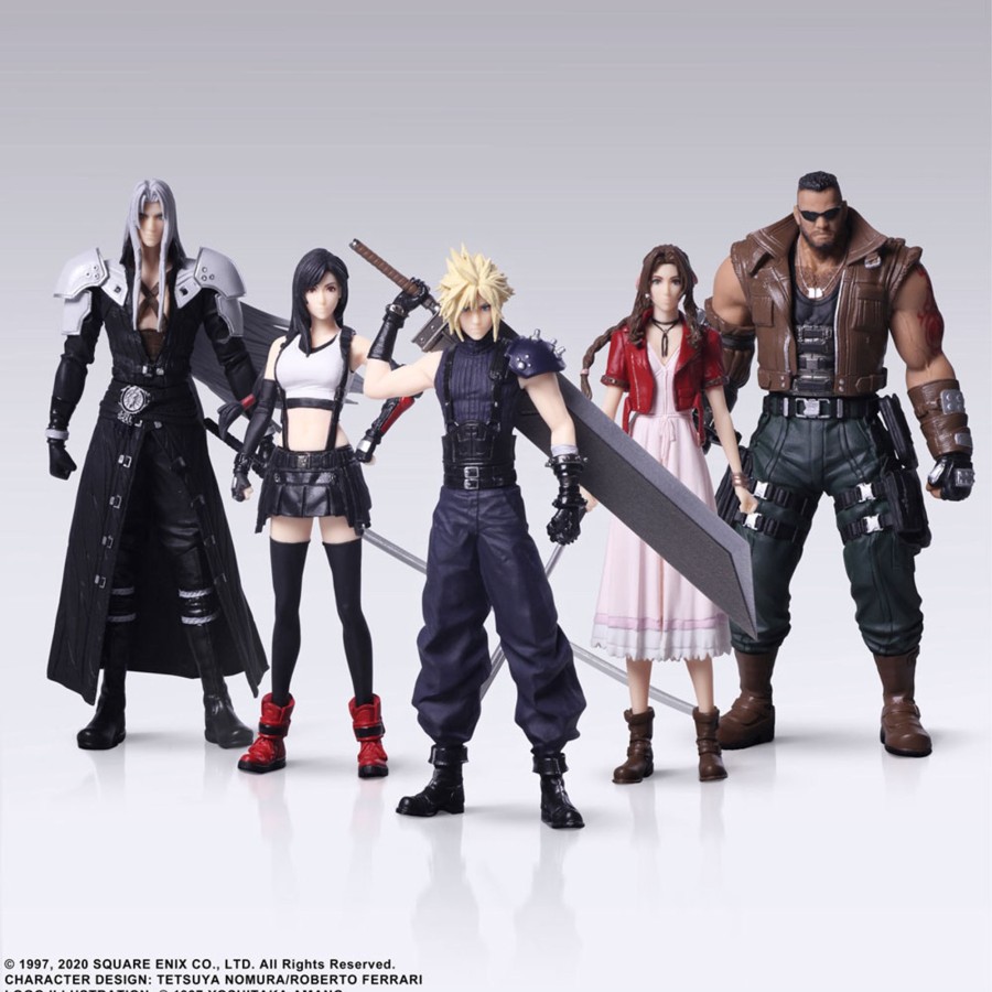 Merchandise FINAL FANTASY VII Remake Other Statuettes | Final Fantasy Vii Remake Trading Arts (Blind Box Set Of 5)