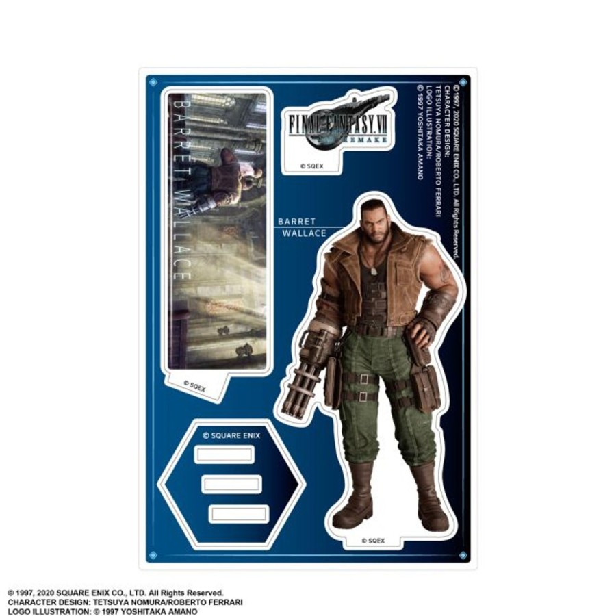 Merchandise FINAL FANTASY VII Remake Acrylic Stands | Final Fantasy Vii Remake Acrylic Stand - Barret Wallace