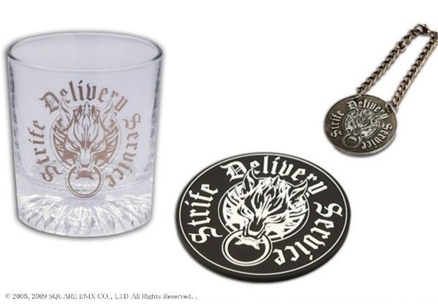 Merchandise FINAL FANTASY VII Kitchen | Final Fantasy Vii Advent Children Glass & Coaster Set