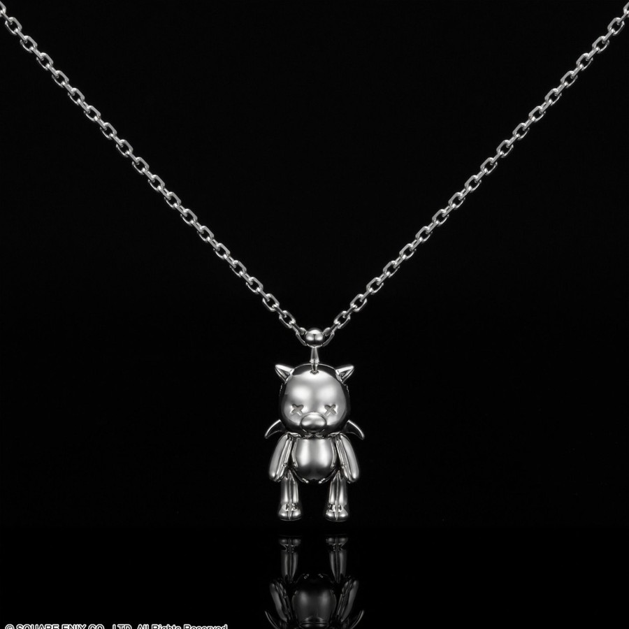 Merchandise FINAL FANTASY X Necklaces | Final Fantasy Articulated Silver Necklace - Moogle