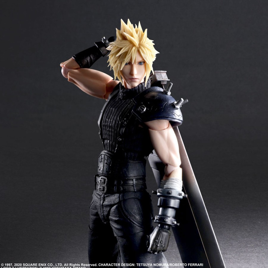 Merchandise FINAL FANTASY VII Remake Play Arts Kai | Final Fantasy Vii Remake Play Arts Kai Action Figure - Cloud Strife Ver. 2