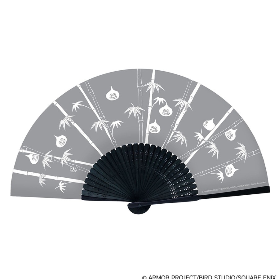 Merchandise Dragon Quest Other | Smile Slime Japanese Hand Fan Gray