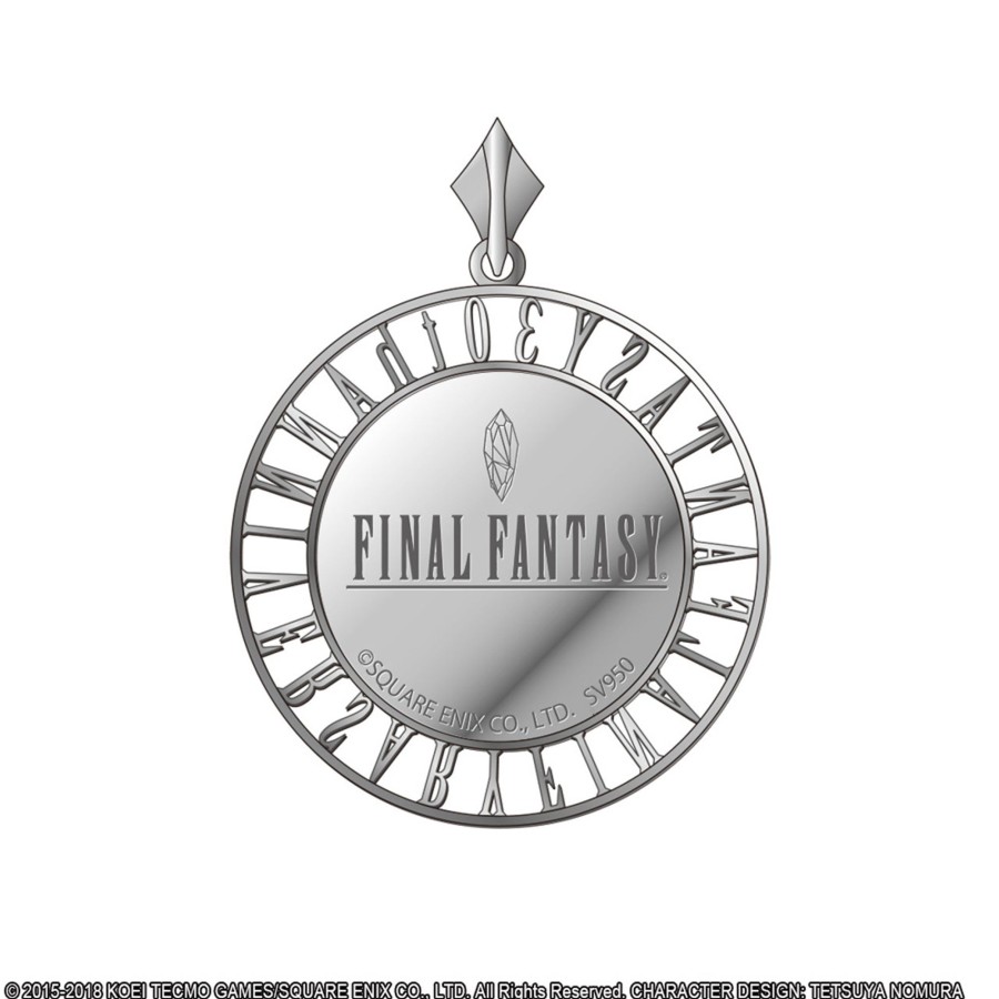 Merchandise FINAL FANTASY Necklaces | Dissidia Final Fantasy Silver Coin Pendant - Zidane Tribal