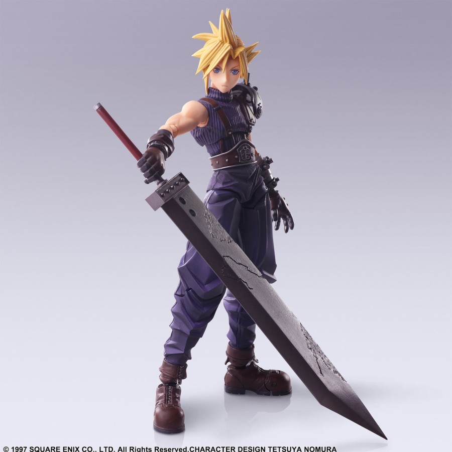 Merchandise FINAL FANTASY VII Bring Arts | Final Fantasy Vii Bring Arts Action Figure - Cloud Strife Digital Plus Edition