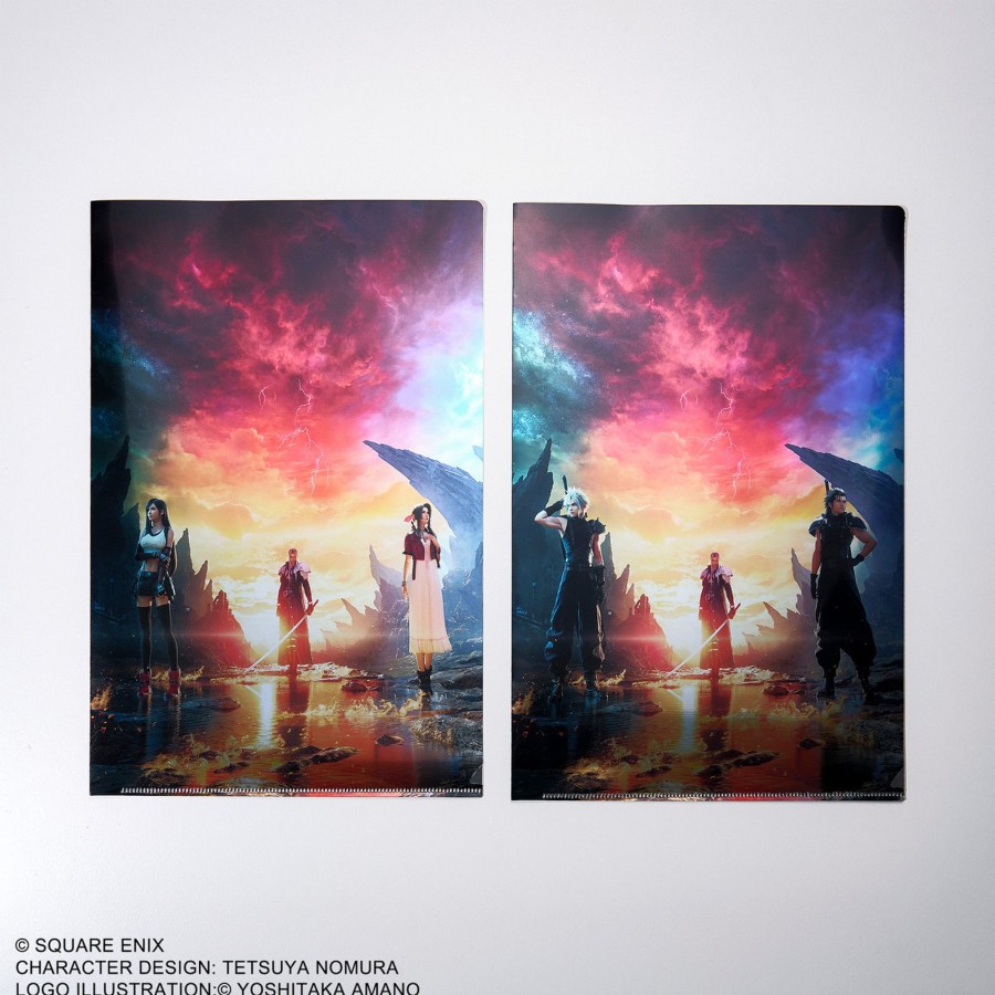 Merchandise FINAL FANTASY VII Stationary | Final Fantasy Vii Rebirth Metallic File Set