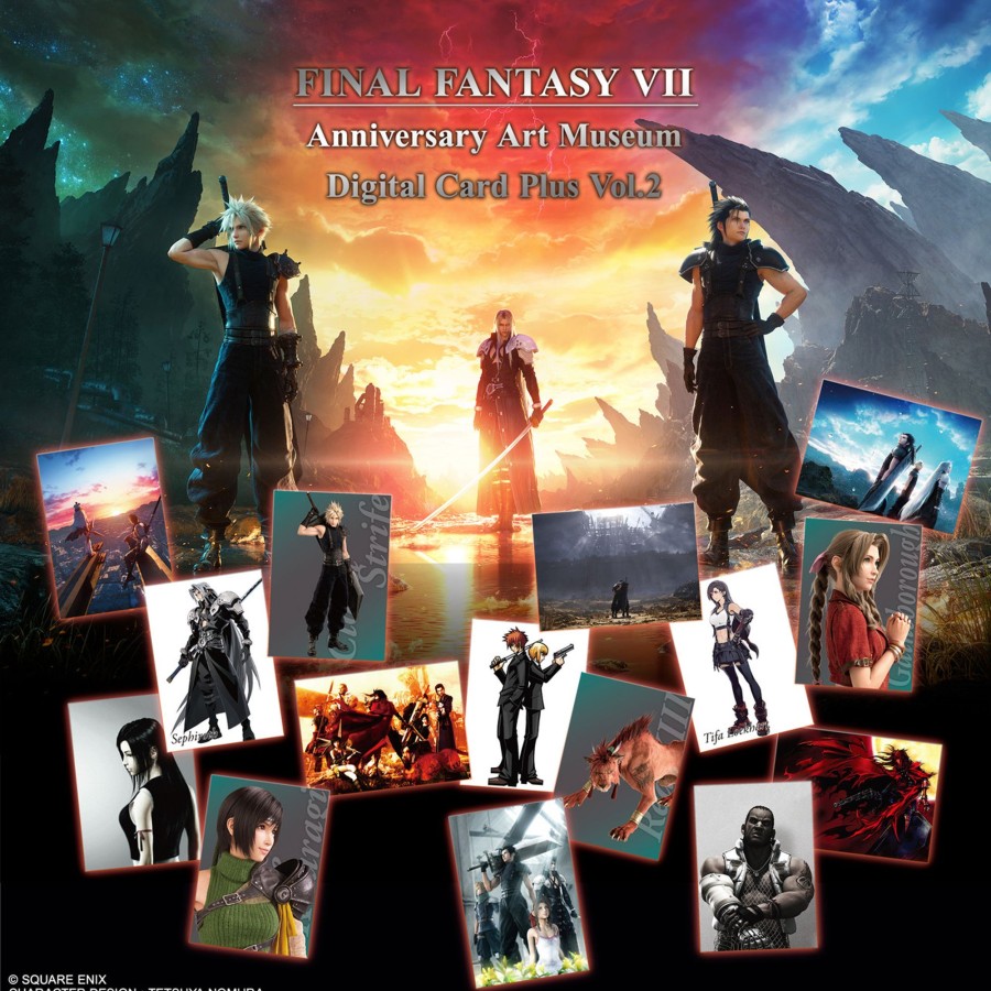 Merchandise FINAL FANTASY VII Trading Card Game | Final Fantasy Vii Anniversary Art Museum Digital Card Plus Vol. 2 (Display) English Ver.