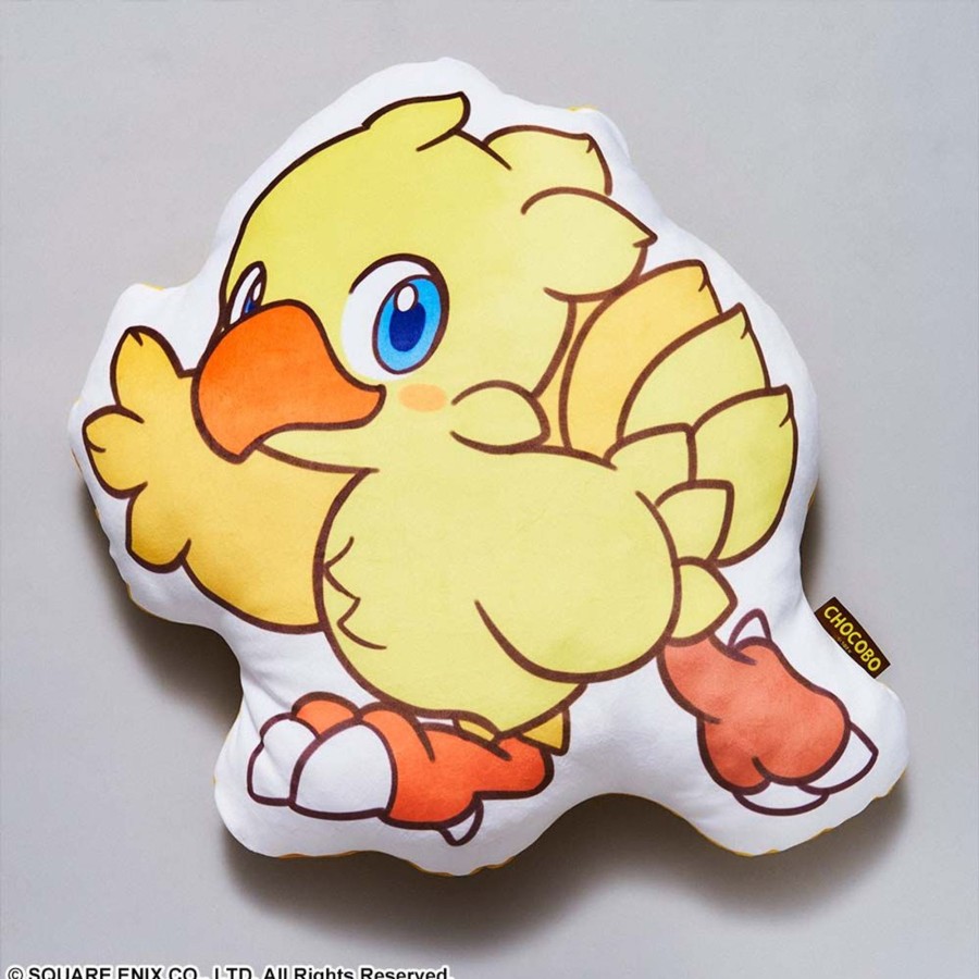 Merchandise FINAL FANTASY Cushions | Final Fantasy Fluffy Fluffy Die-Cut Cushion - Chocobo