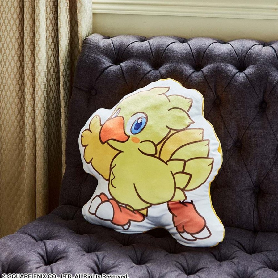 Merchandise FINAL FANTASY Cushions | Final Fantasy Fluffy Fluffy Die-Cut Cushion - Chocobo