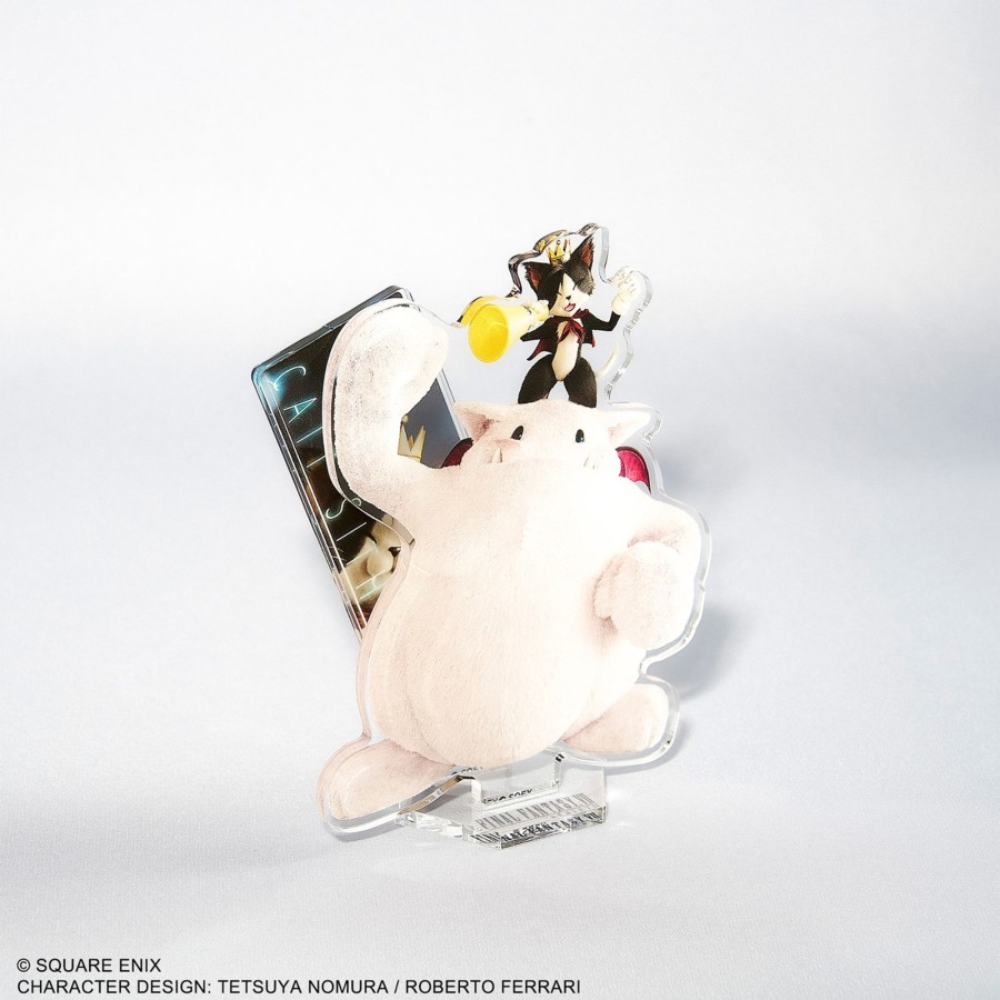 Merchandise FINAL FANTASY VII Acrylic Stands | Final Fantasy Vii Rebirth Acrylic Stand - Cait Sith & Fat Moogle