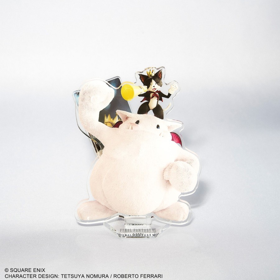 Merchandise FINAL FANTASY VII Acrylic Stands | Final Fantasy Vii Rebirth Acrylic Stand - Cait Sith & Fat Moogle