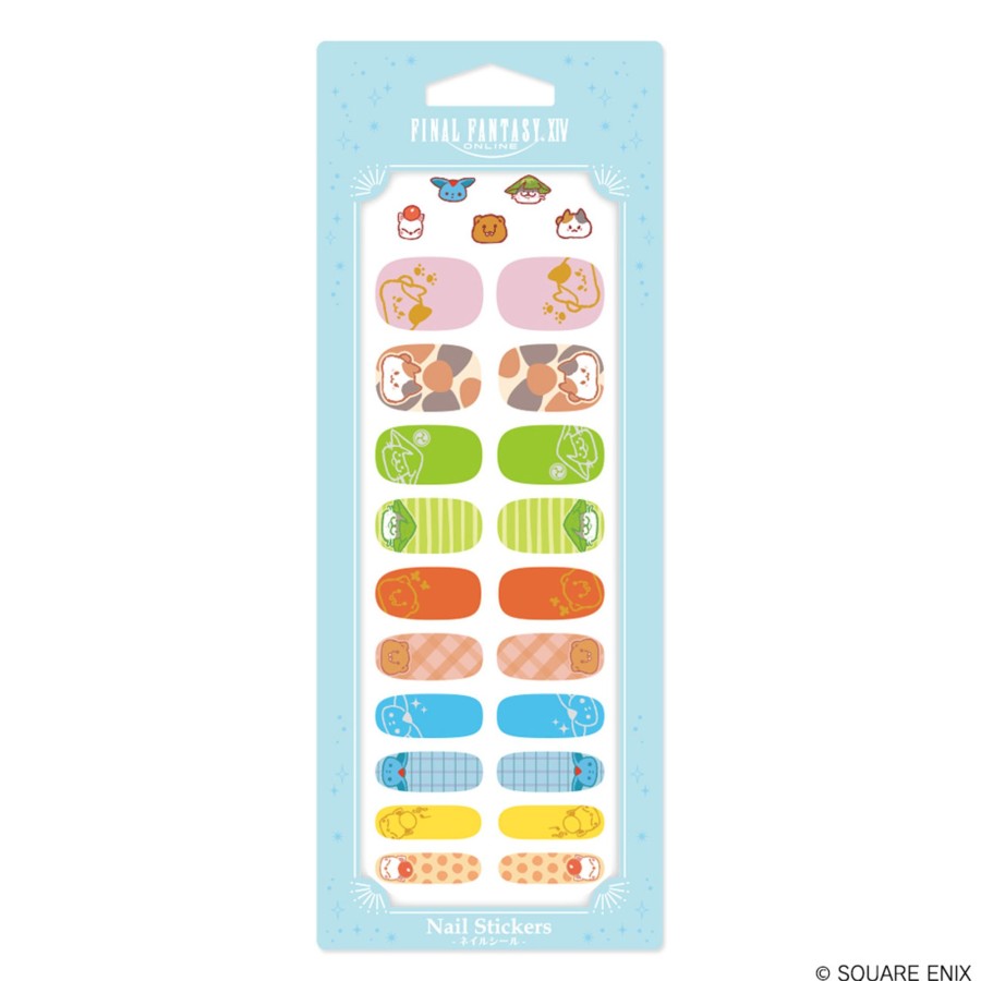 Merchandise FINAL FANTASY XIV Other | Final Fantasy Xiv Nail Stickers - Minion Doodles