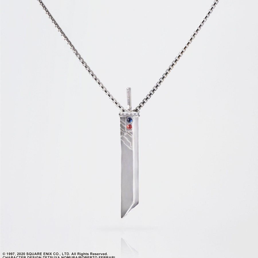 Merchandise FINAL FANTASY VII Remake Necklaces | Final Fantasy Vii Remake Silver Necklace - Buster Sword Limited Ver.