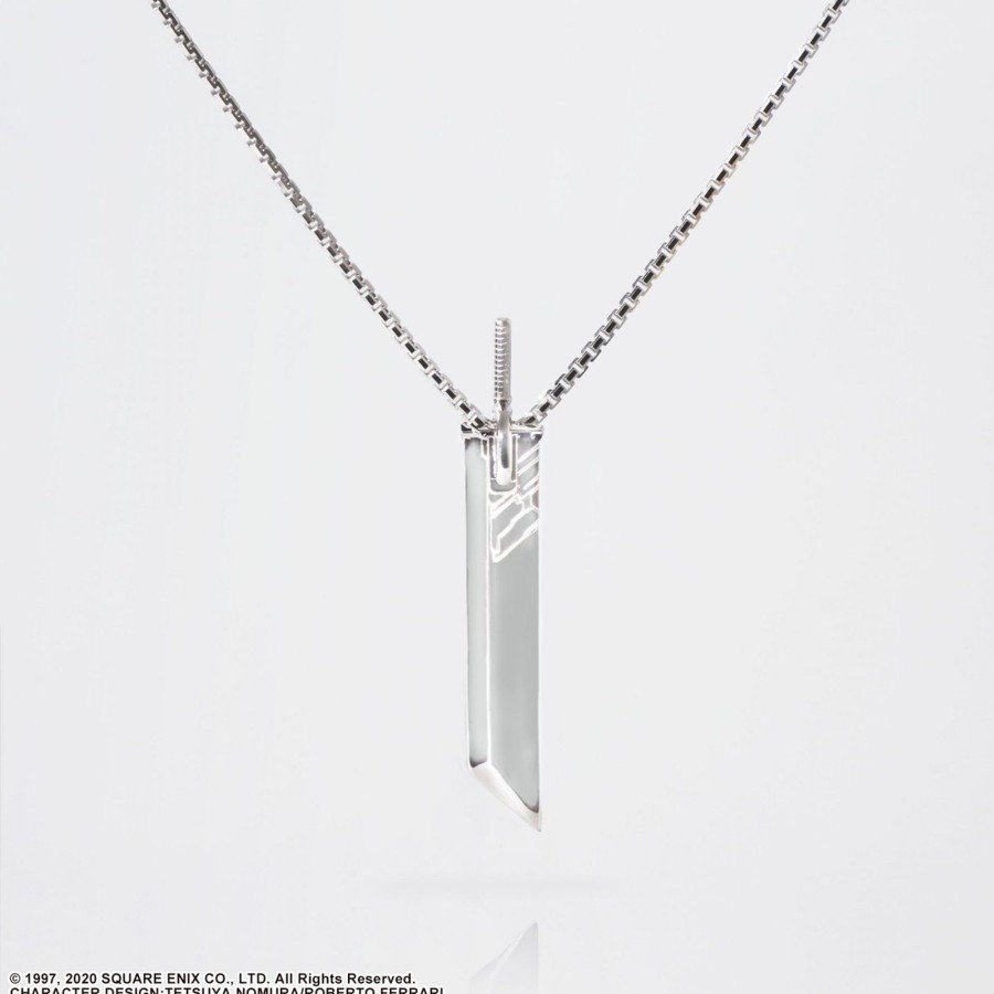 Merchandise FINAL FANTASY VII Remake Necklaces | Final Fantasy Vii Remake Silver Necklace - Buster Sword Limited Ver.