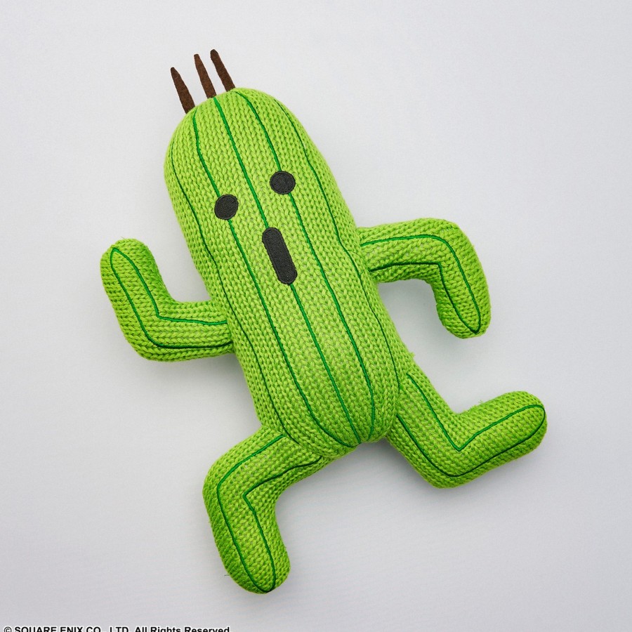 Merchandise FINAL FANTASY Character Plush | Final Fantasy Knitted Plush Cactuar